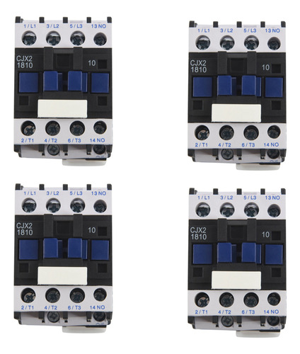 4 Relés De Arranque De Motor Con Bobina Contactor De Potenci