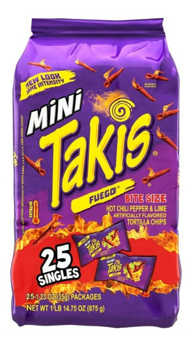 Minis Taki Fuego Chile Limón