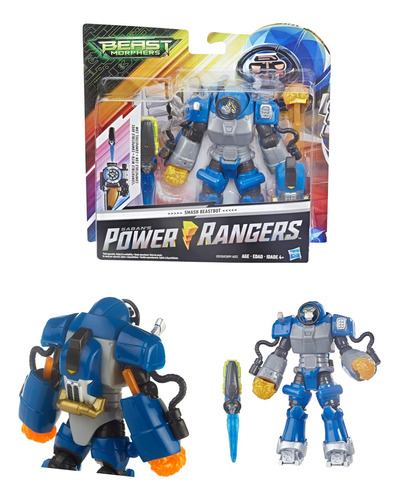 Figura Powers Smash Beasts Bot Original 