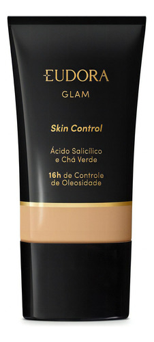 Eudora Glam Base Líquida Skin Control Cor 25 30ml Tom Cor 25