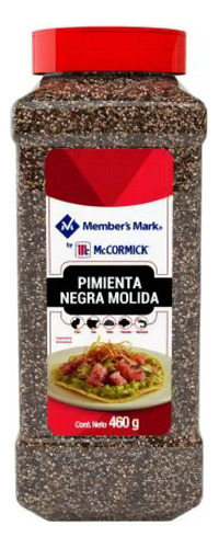 Pimienta Negra Molida Member's Mark By Mccormick De 460 Grs