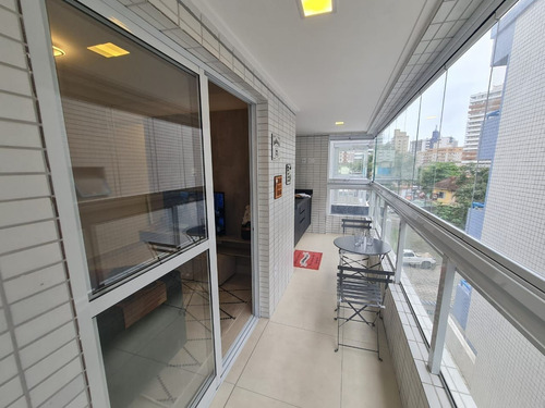 Imagem 11 de 30 de Financiamento Direto! Apartamento Com 1 Dormitório À Venda, 53 M² Por R$ 298.928 - Vila Guilhermina - Praia Grande/sp - Ap3720