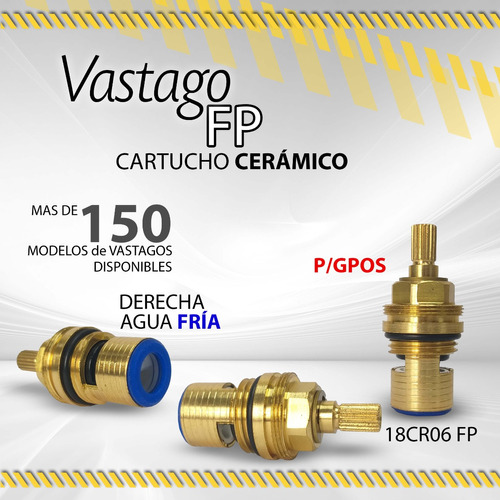 Vastago Fp Cartucho Ceramico Der/friz P/gpo / 07097