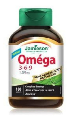 Omega 3-6-9 1200mg -jamieson - Unidad a $1516