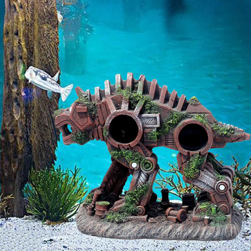 1 Pieza De Ornamento Único Del Acuario Perro Paisajismo