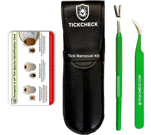 Tickcheck - Kit De Eliminacion De Garrapatas De Acero Inoxi