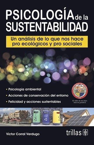 Libro Psicología De La Sustentabilidad Un Análisis 