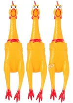 Comprar Set 3 Pollo Chillon Sonido Hule Apachurrable Broma F-173
