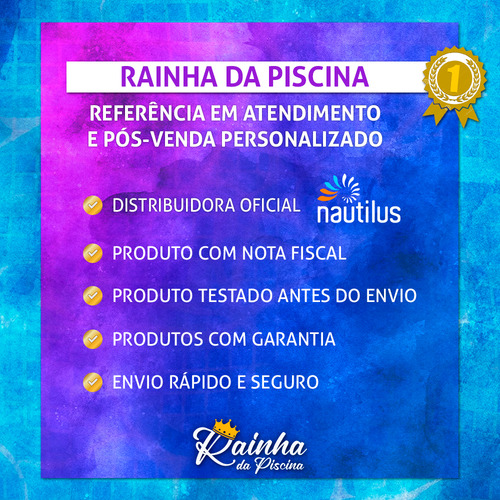 Bomba Carcaça De Ferro Nautilus 0,5cv Nbfc-2 Mono - 52.000lt