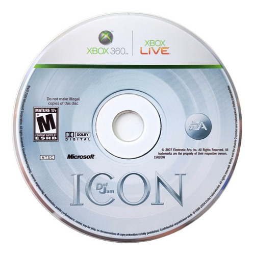 Def Jam Icon Xbox 360 Garantizado (Reacondicionado)