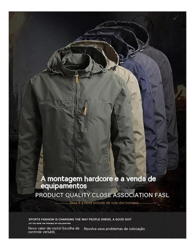 Chaqueta Cortavientos Impermeable Y Transpirable