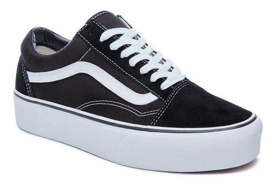 vans negras mujer mercadolibre