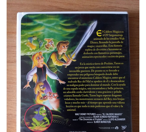 Caldero Mágico (1985) Dvd Walt Disney / Animado / Infantil (Usado)