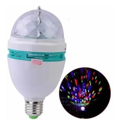 Bola De Rayos Con Luces Giratoria De Colores A Leds Para Dj