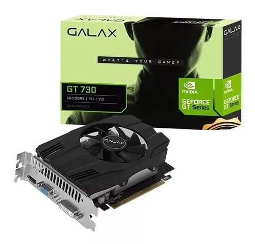 Placa De Vídeo Galax Geforce Gt 730 4gb Ddr3 64bits