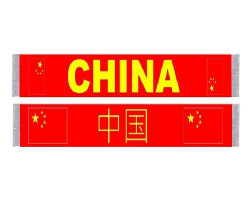 Faixa Cachecol Da Bandeira Da China
