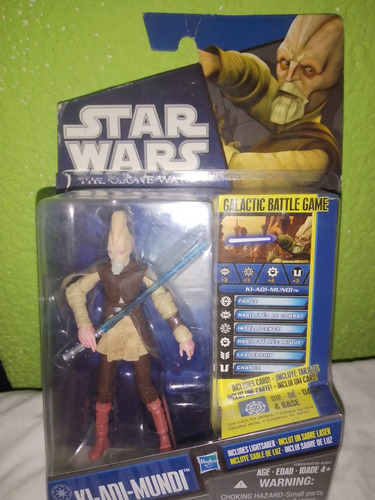 Star Wars The Clone Wars Ki Adi Mundi Jedi Master! (Usado)
