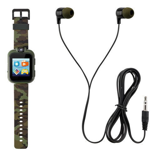 Reloj Inteligente P/niños Con Auriculares - Camuflaje