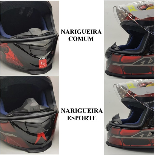 Imagem 2 de 2 de Narigueira Esportiva Capacete Axxis Eagle Todos Os Modelos