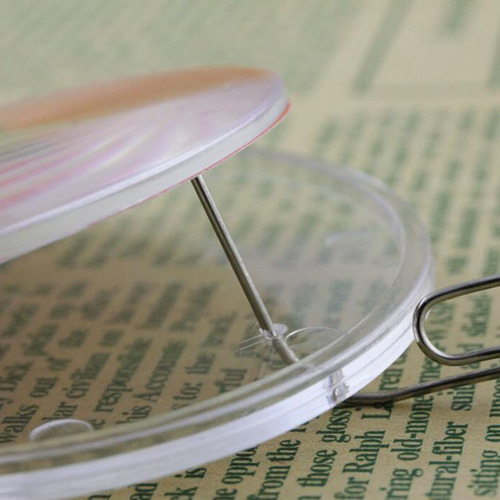 Botón Transparente Con Acrílico, 36 Unidades