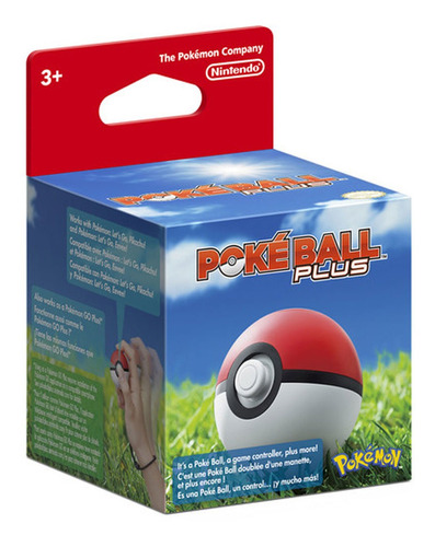 Control Poké Ball Plus Ilumina/vibra Nintendo Switch Color Rojo Pokeball