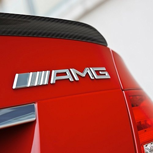 Emblema Merced Benz Amg 3d Abs Negro Logotipo Para