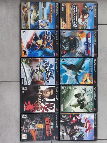 Playstation 2 Colección Con 10 Juegos Completos Originales (Usado)