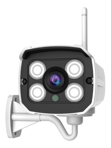 Cámara De Seguridad Sricam Sh024 Srihome Con Resolución 3mp Visión Nocturna Incluida Color Blanco Blanco