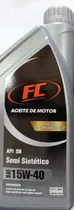 Comprar Fc Aceite De Motor Api Sn Semi Sintético Sae 15w-40 Litro!!