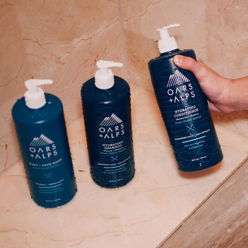 Shampoo Masculino Sem Sulfato Oars + Alps, Infundido Com Ext