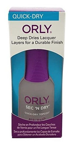 Secador De Uñas Orly, Sec'n Dry, 0.6 Onzas