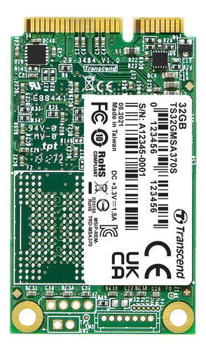 Transcend Ts32gmsa370s 32gb Sataiii Msata Ssd 370s Unidad In