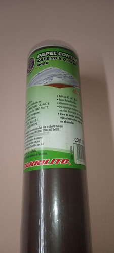 Papel Adhesivo Contac Rollo 45cmx20m Barrilito Color Cafe
