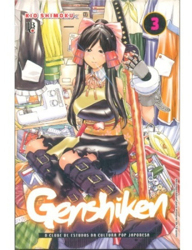 Genshiken Vol 03, De Kio Shimoku. Editora Jbc, Capa Mole Em Português, 2013
