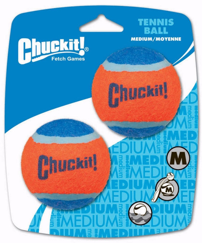 Juguete Perros Chuckit Tennis Ball Alta Visibilidad Medium
