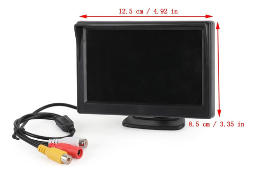 5 Pulgadas Hd Tft Lcd Monitor Pantalla Para Vista Trasera Re