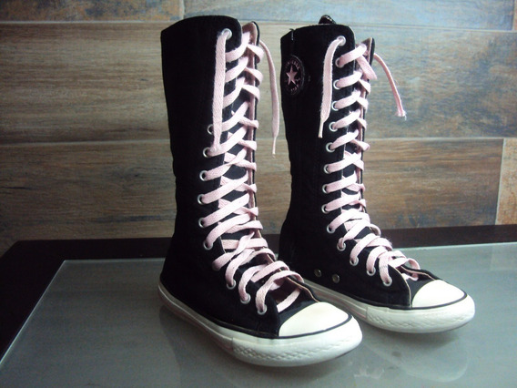 tenis converse bota larga mujer