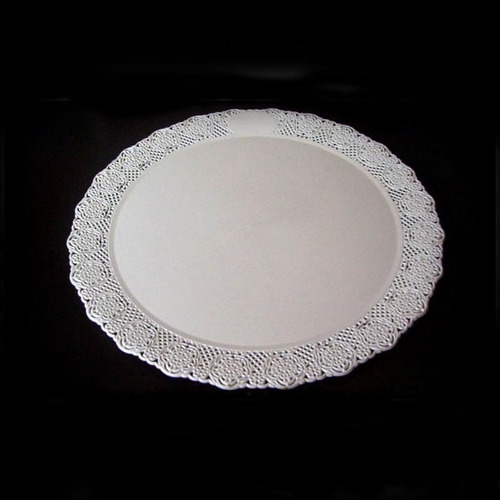 Disco Plastico Blanco Para Torta 24cm - 1 Paq X 10 Unds