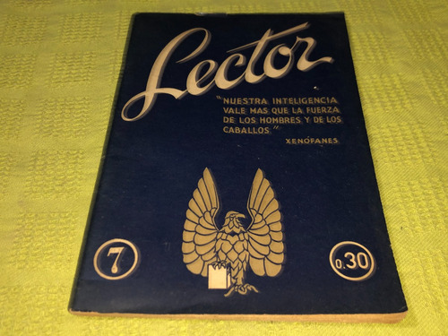 Revista Lector Año 1 Julio De 1945 Nº 7