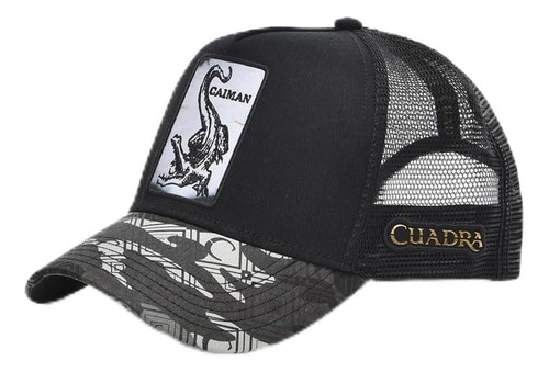 Cuadra Gorra Snapback Hombre Con Parche Cocodrilo, Goc00ca,