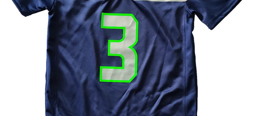 Playera Seahawks Poliester Vinil Para Niño