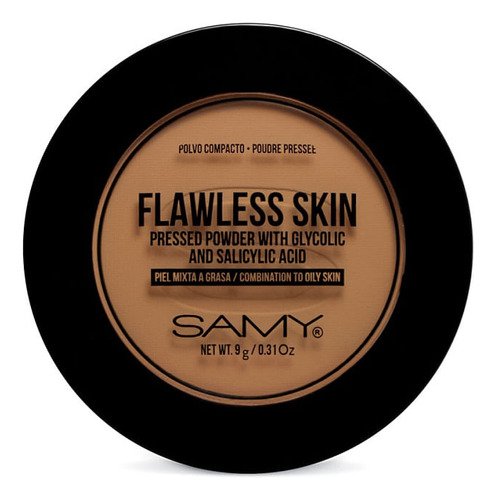Polvo Compacto Samy Fawless Skin 07 Deep Tan