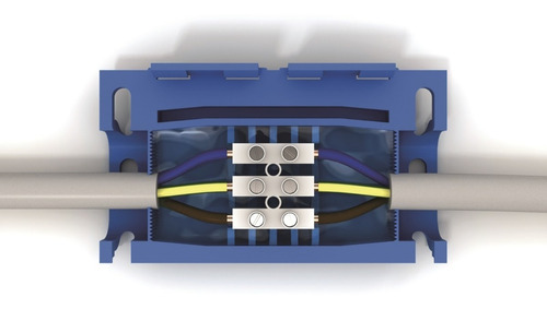 Etelec Sh-0 Empalme Gel Aislante Shark 1/3/5 Polos Aislm 1kv