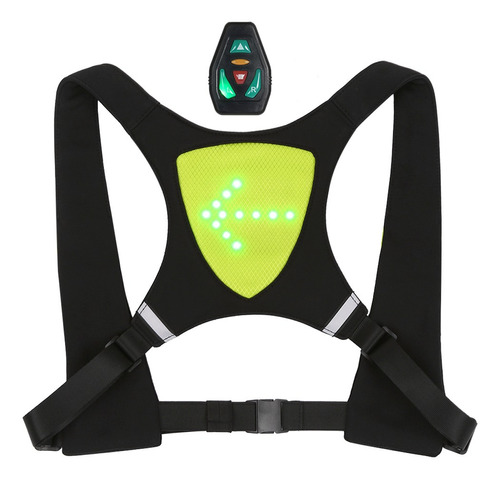 Lixada Usb Recargable Chaleco Reflectante Mochila Con Led