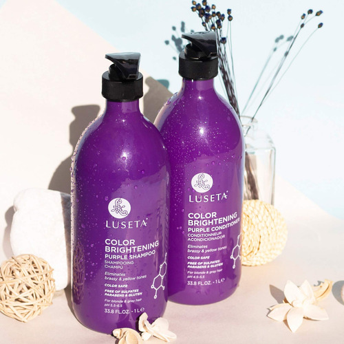 Conjunto De Shampoo E Condicionador L Luseta Color Brighteni