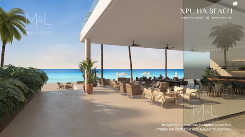 Terreno En Venta Xpu-ha Beach Duna 604 M2 Con Club De Playa. Riviera Maya