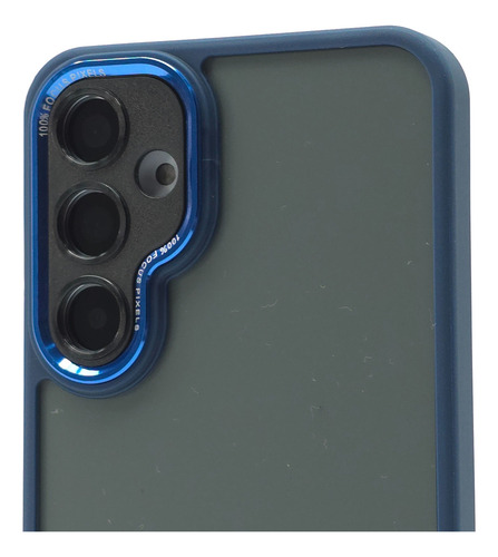 Funda Case Para Samsung A56 Carcasa Full Protect Uso Rudo Cromo Case - Azul Marino Samsung A56