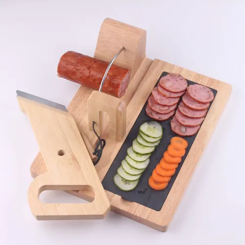 Cortador De Salchichas Chiusing Premium Salami Guillotina -