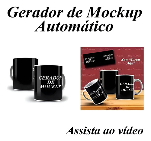 Gerador De Mockup Para Canecas Automático Psd Atualizado