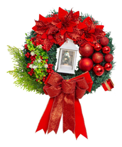 Guirlanda De Natal Artificial Guirlanda De Férias 40cm